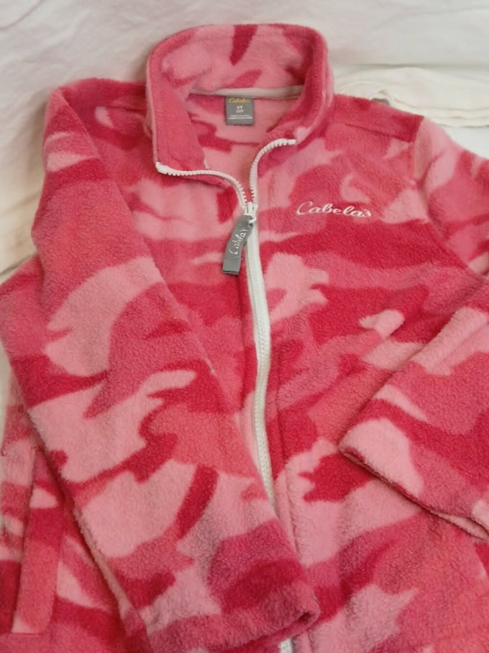 Pink Camo Cabela's Fleece Jacket sz 3T